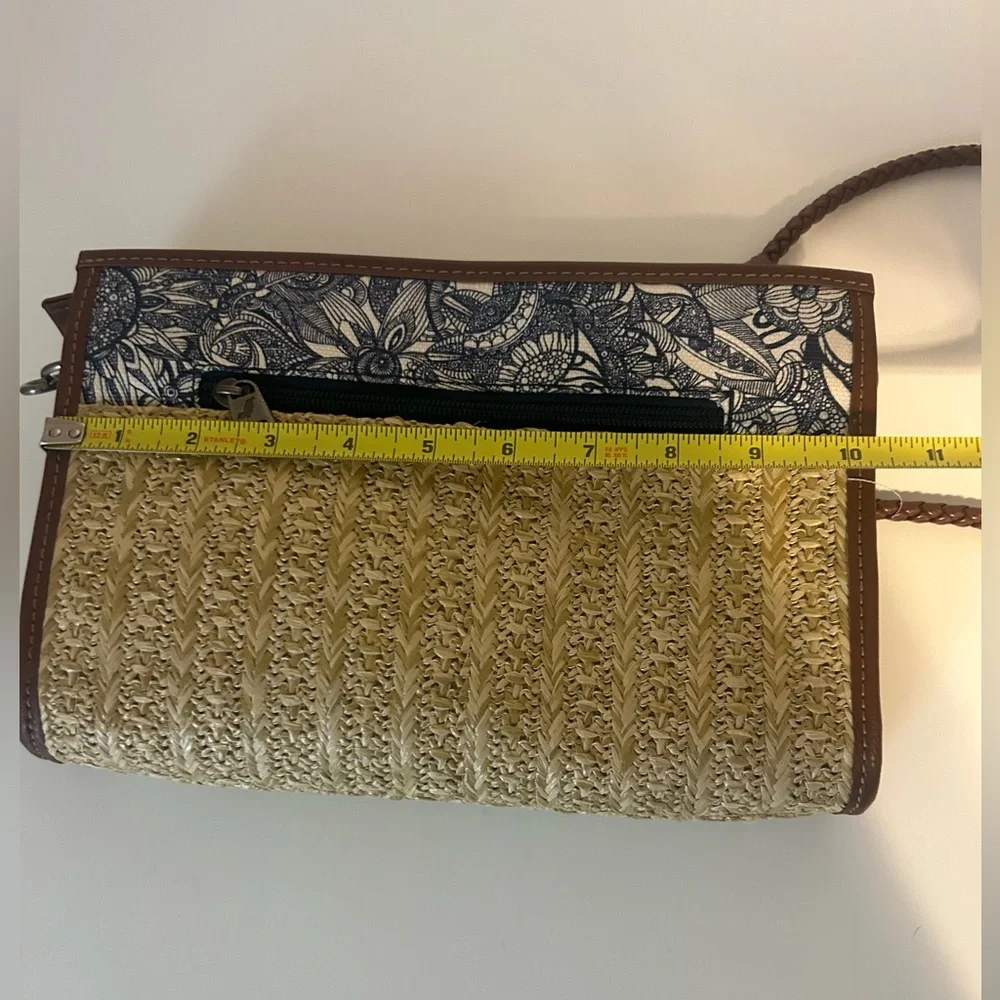 SAKROOTS Roma Mini Crossbody Bag Boho Purse Light‎ Weight Nature Neutral Tone